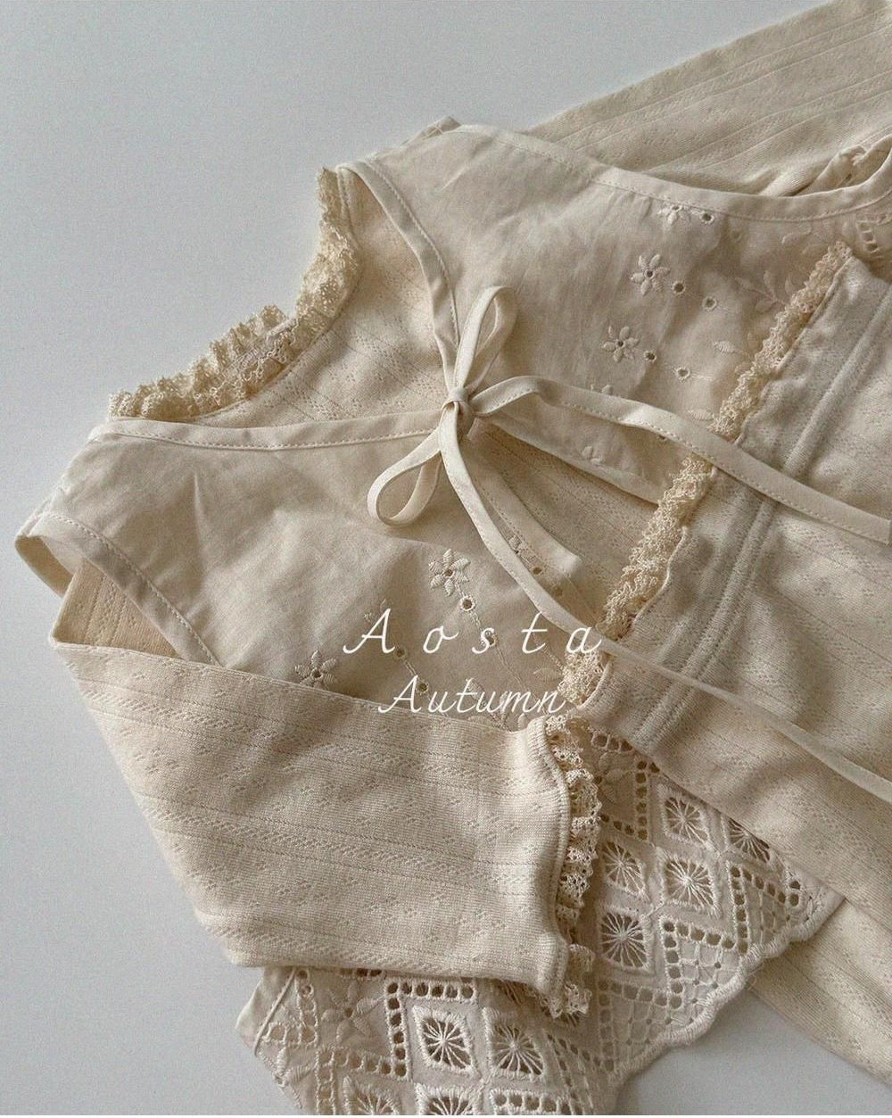 Lace Jenny Open Vest [Aosta]（2026AW） 11