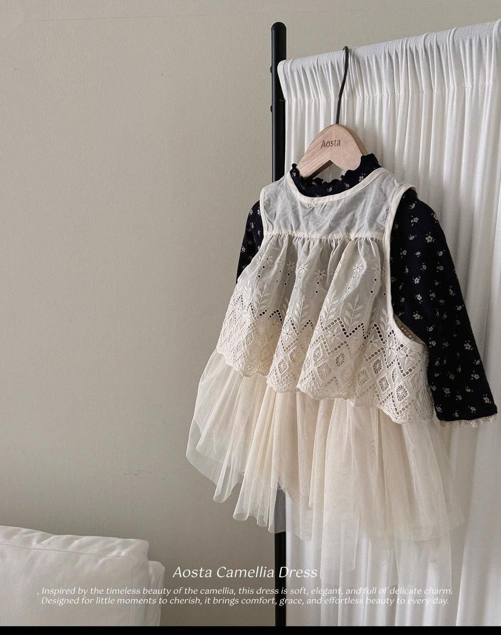 Lace Jenny Open Vest [Aosta]（2026AW） 15