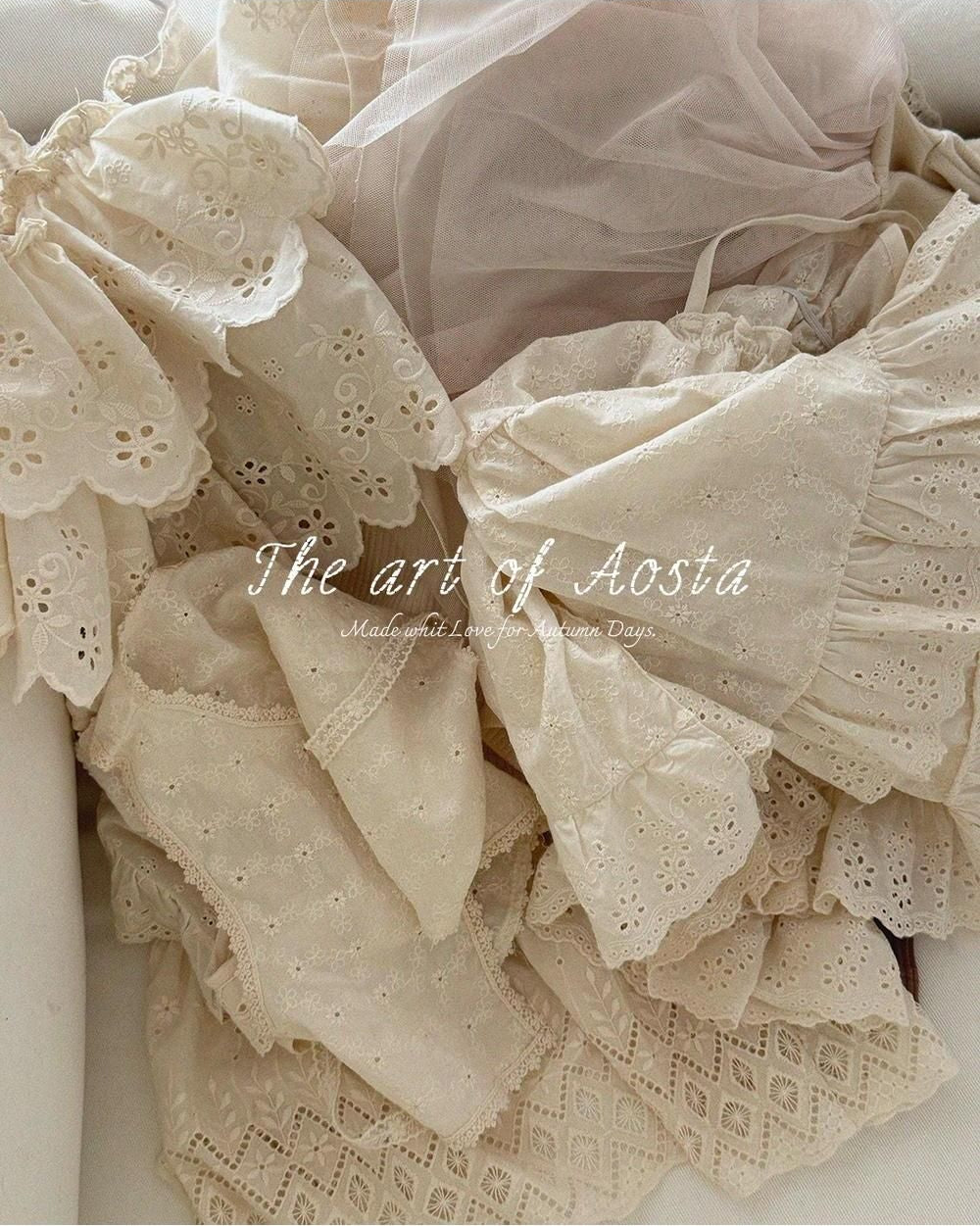 Lace Jenny Open Vest [Aosta]（2026AW） 18