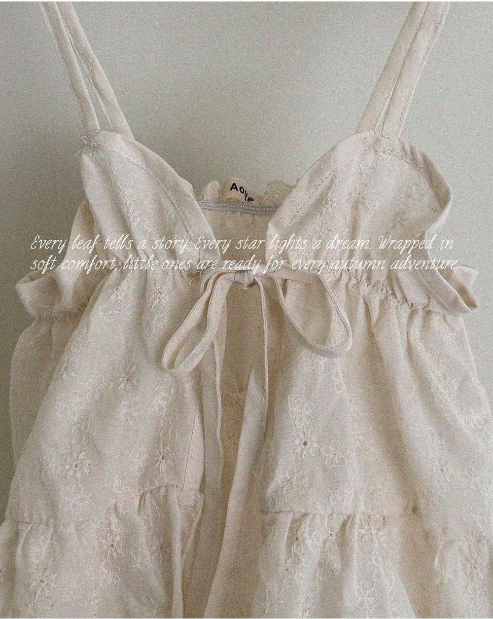 Lace Cotton Open Dress [Aosta]（2026AW） 7