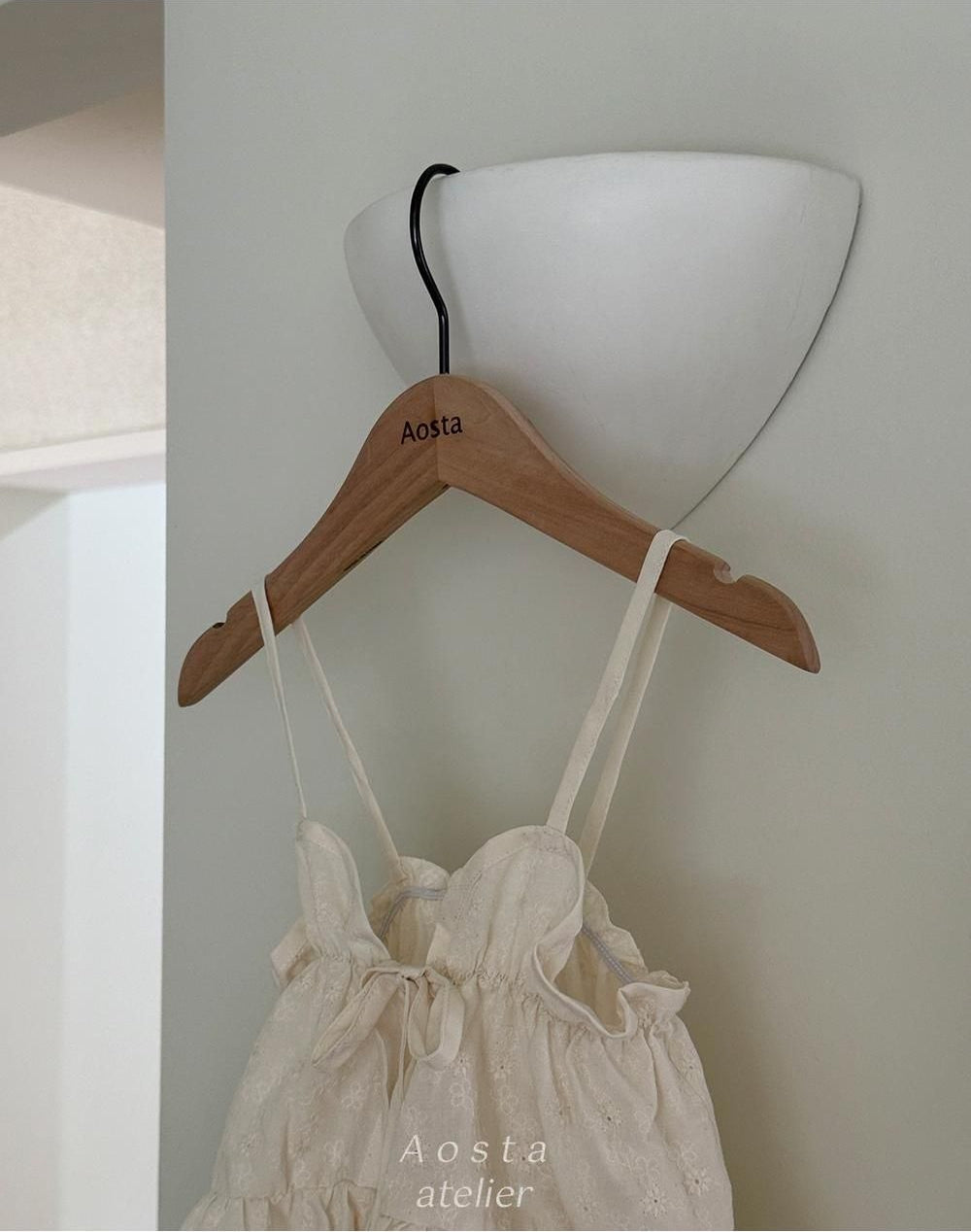 Lace Cotton Open Dress [Aosta]（2026AW） 10