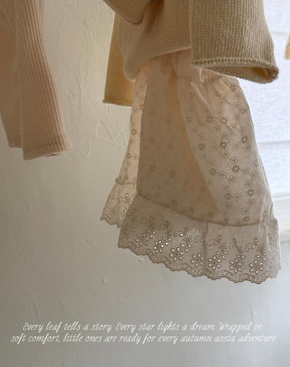 Lace Cotton Open Dress [Aosta]（2026AW） 12