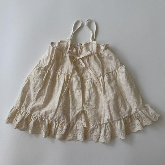 Lace Cotton Open Dress [Aosta]（2026AW） 1