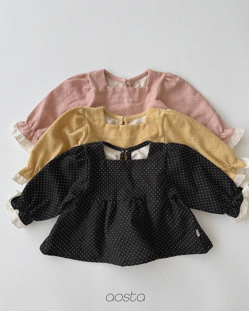 Milk Dot Blouse [Aosta]（2026AW） 3