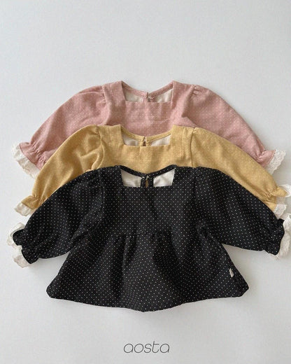 Milk Dot Blouse [Aosta]（2026AW） 3