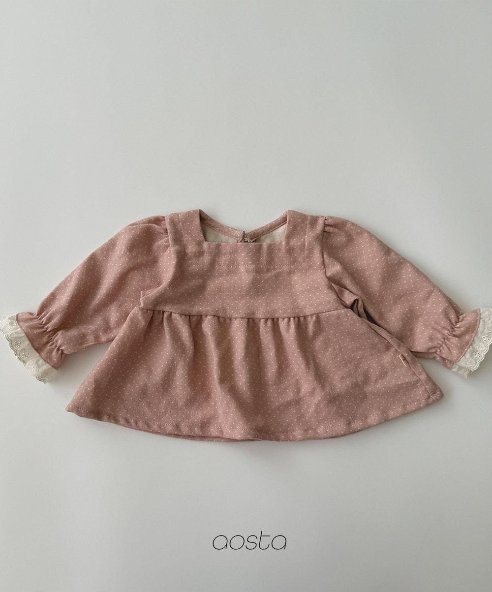 Milk Dot Blouse [Aosta]（2026AW） 17