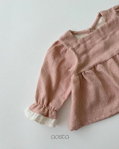 Milk Dot Blouse [Aosta]（2026AW） 19