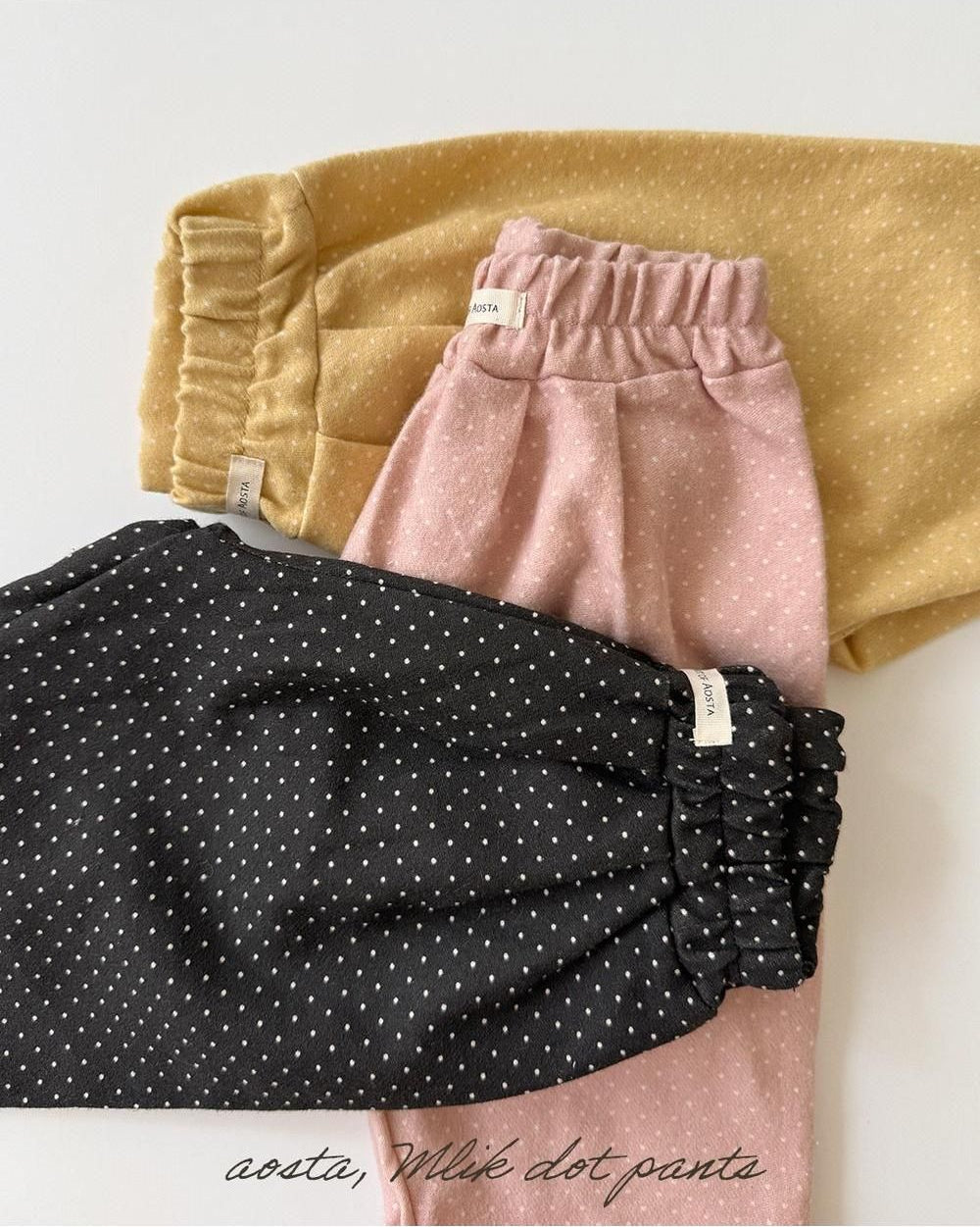 Milk Dot Pants [Aosta]（2026AW） 3