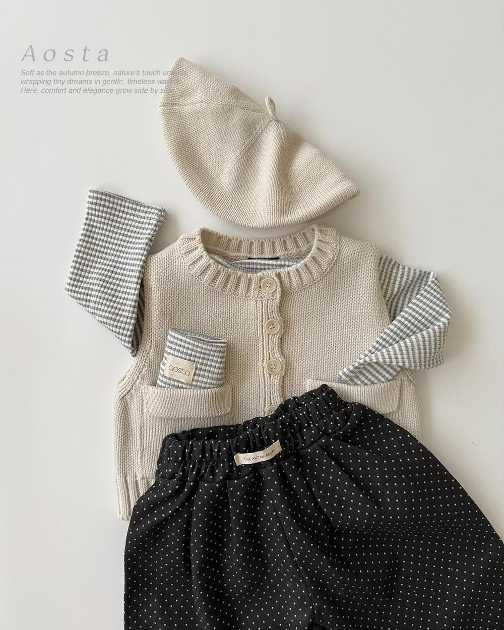 Milk Dot Pants [Aosta]（2026AW） 11
