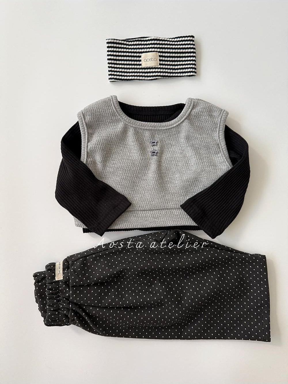 Milk Dot Pants [Aosta]（2026AW） 12