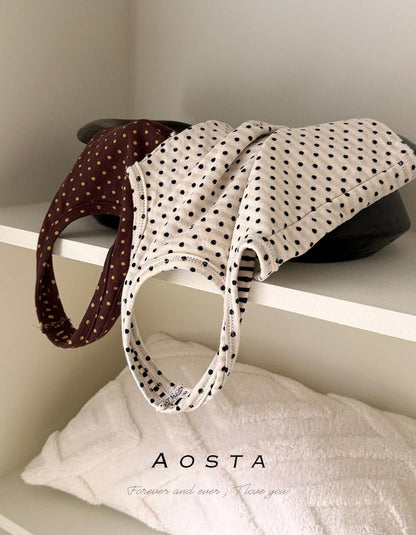 Choco Chip Halter Neck [Aosta]（2026AW） 4