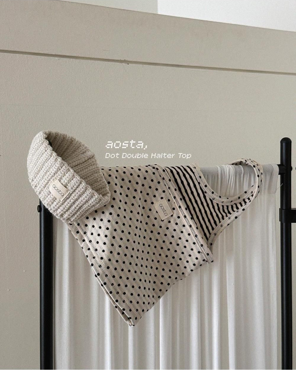 Choco Chip Halter Neck [Aosta]（2026AW） 11