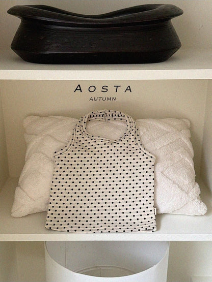 Choco Chip Halter Neck [Aosta]（2026AW） 13