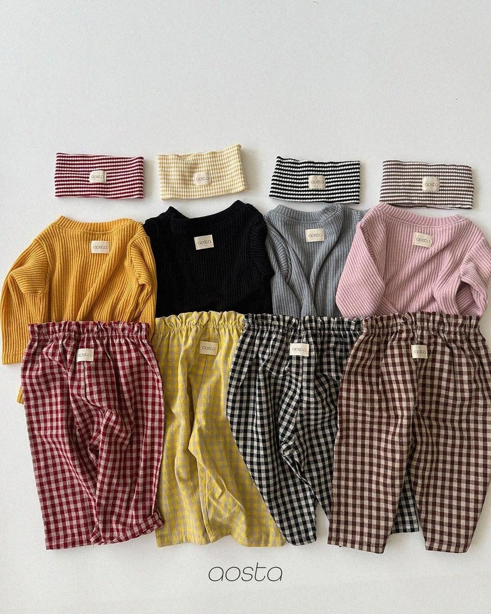 Caramel Check Pants [Aosta]（2026AW） 8