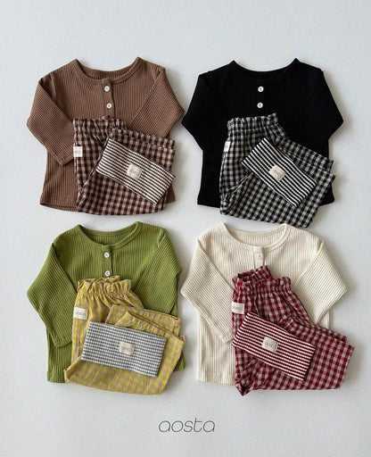 Caramel Check Pants [Aosta]（2026AW） 9