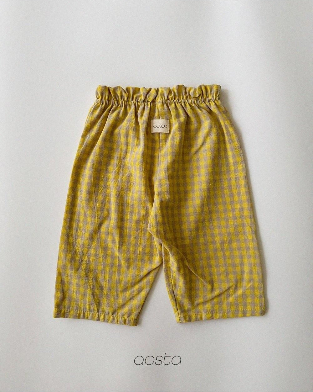 Caramel Check Pants [Aosta]（2026AW） 11