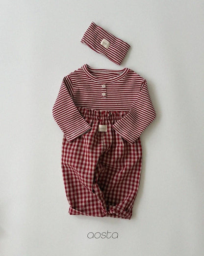 Caramel Check Pants [Aosta]（2026AW） 15