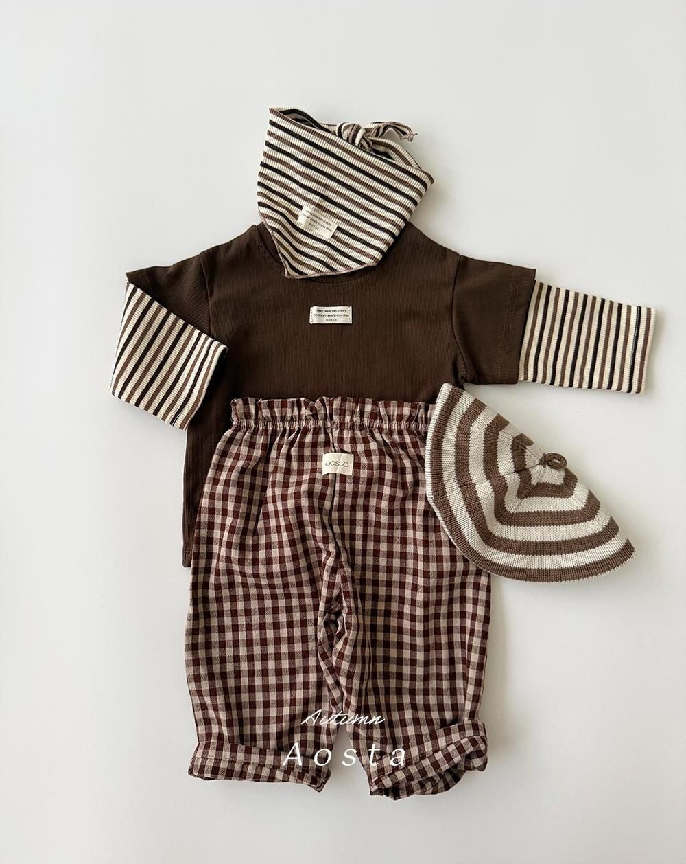 Caramel Check Pants [Aosta]（2026AW） 20