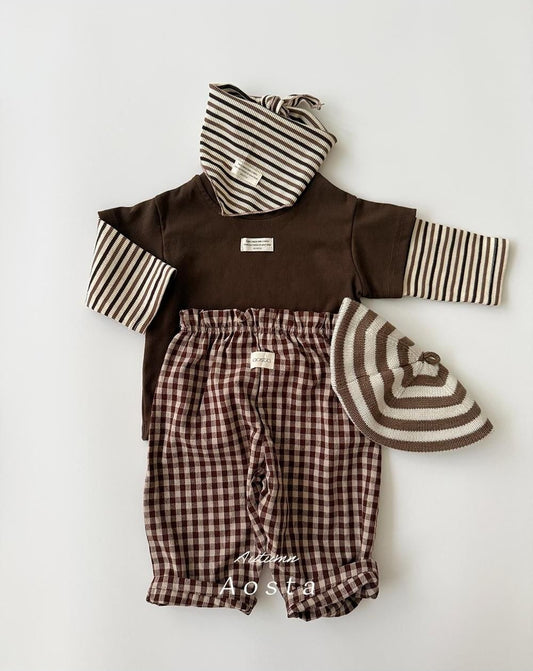 Caramel Check Pants [Aosta]（2026AW） 20