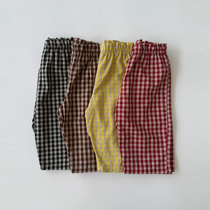 Caramel Check Pants [Aosta]（2026AW） 1