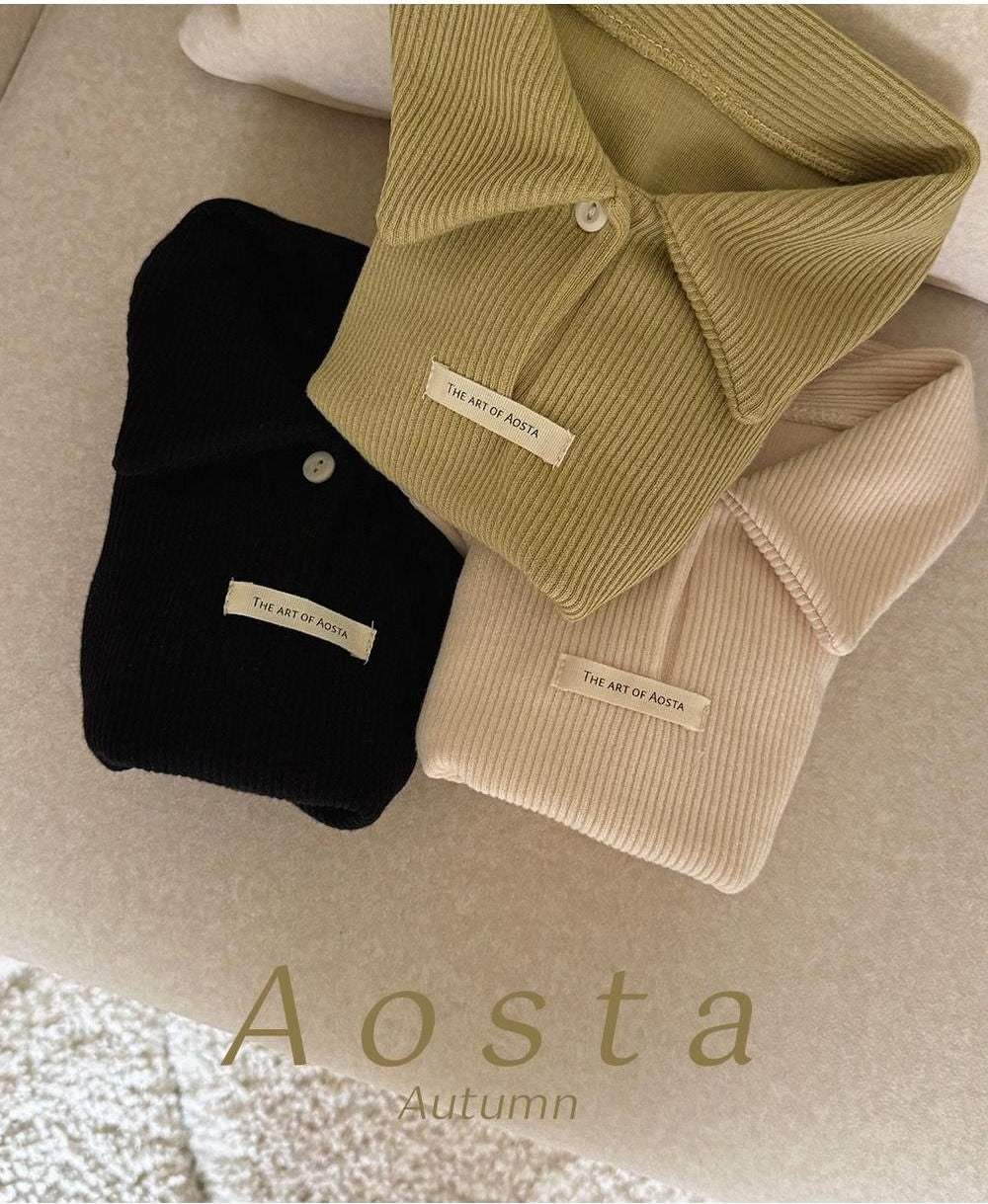 Muted Collar Tee [Aosta]（2026AW） 5