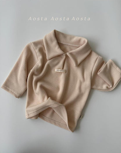 Muted Collar Tee [Aosta]（2026AW） 9