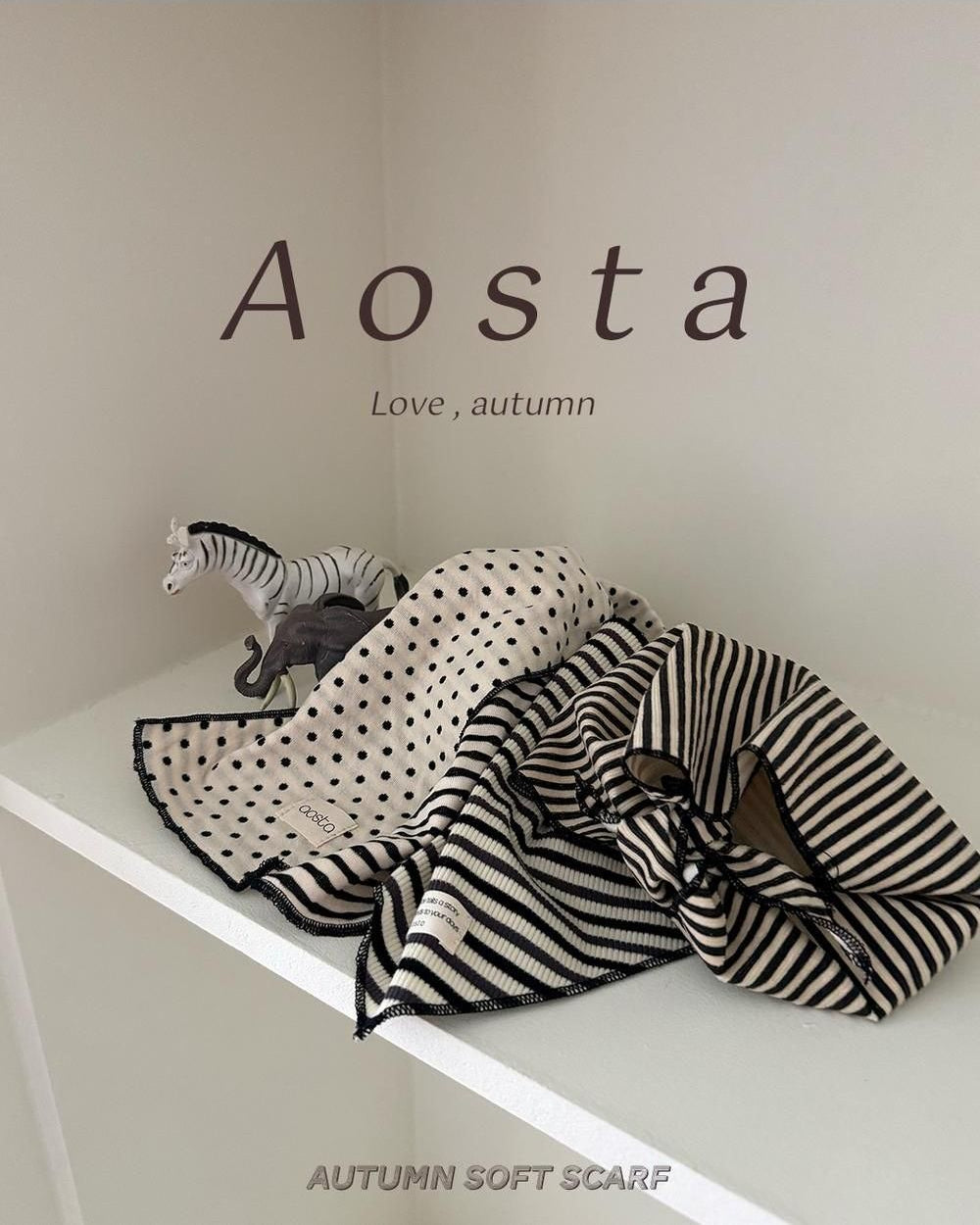 Crayon Scarf [Aosta]（2026AW） 20