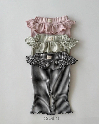 Kiki Frill Pants [Aosta]（2026AW） 4