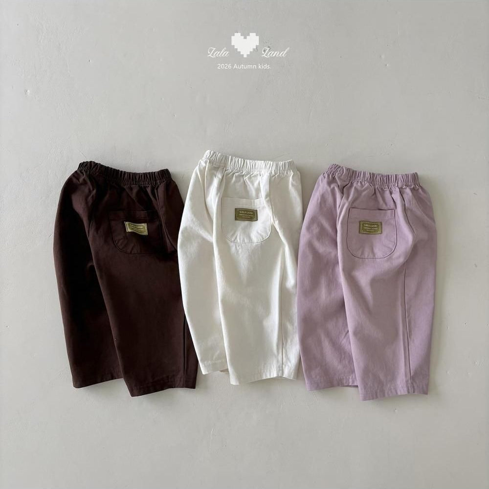 Basic Cotton Pants [LALALAND]（2026AW） 5