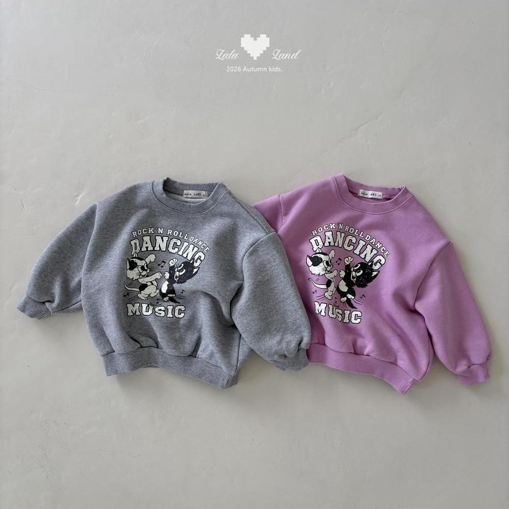 Dancing Cat Sweatshirt [LALALAND]（2026AW） 4