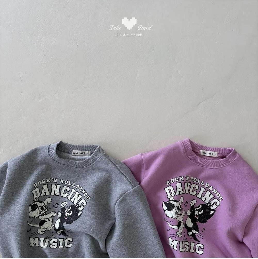 Dancing Cat Sweatshirt [LALALAND]（2026AW） 5