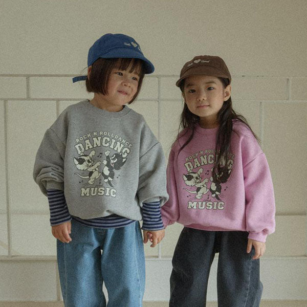 Dancing Cat Sweatshirt [LALALAND]（2026AW） 1