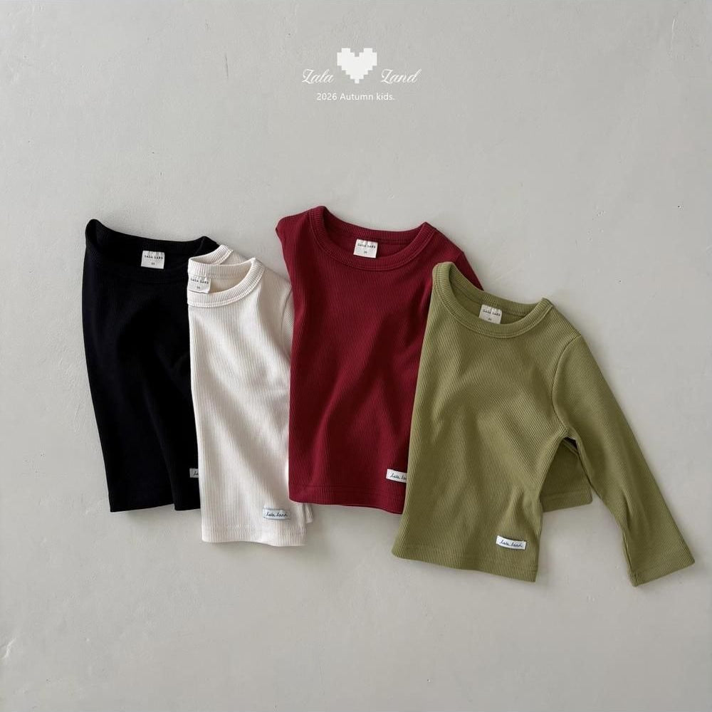 Bella Ribbed Tee [LALALAND]（2026AW） 5