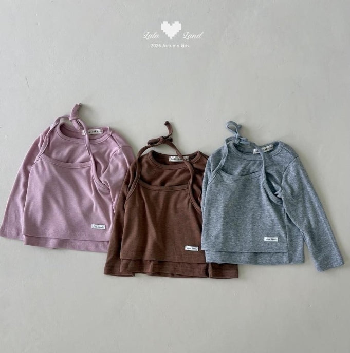 Halter Double-Layer Tee [LALALAND]（2026AW） 1