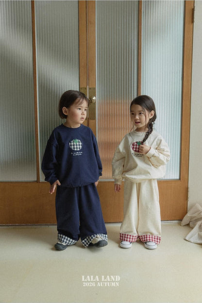 Check Color Block Pants [LALALAND]（2026AW） 12