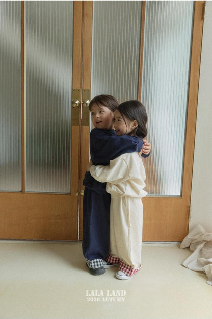 Check Color Block Pants [LALALAND]（2026AW） 15