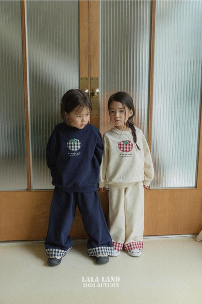 Check Color Block Pants [LALALAND]（2026AW） 16