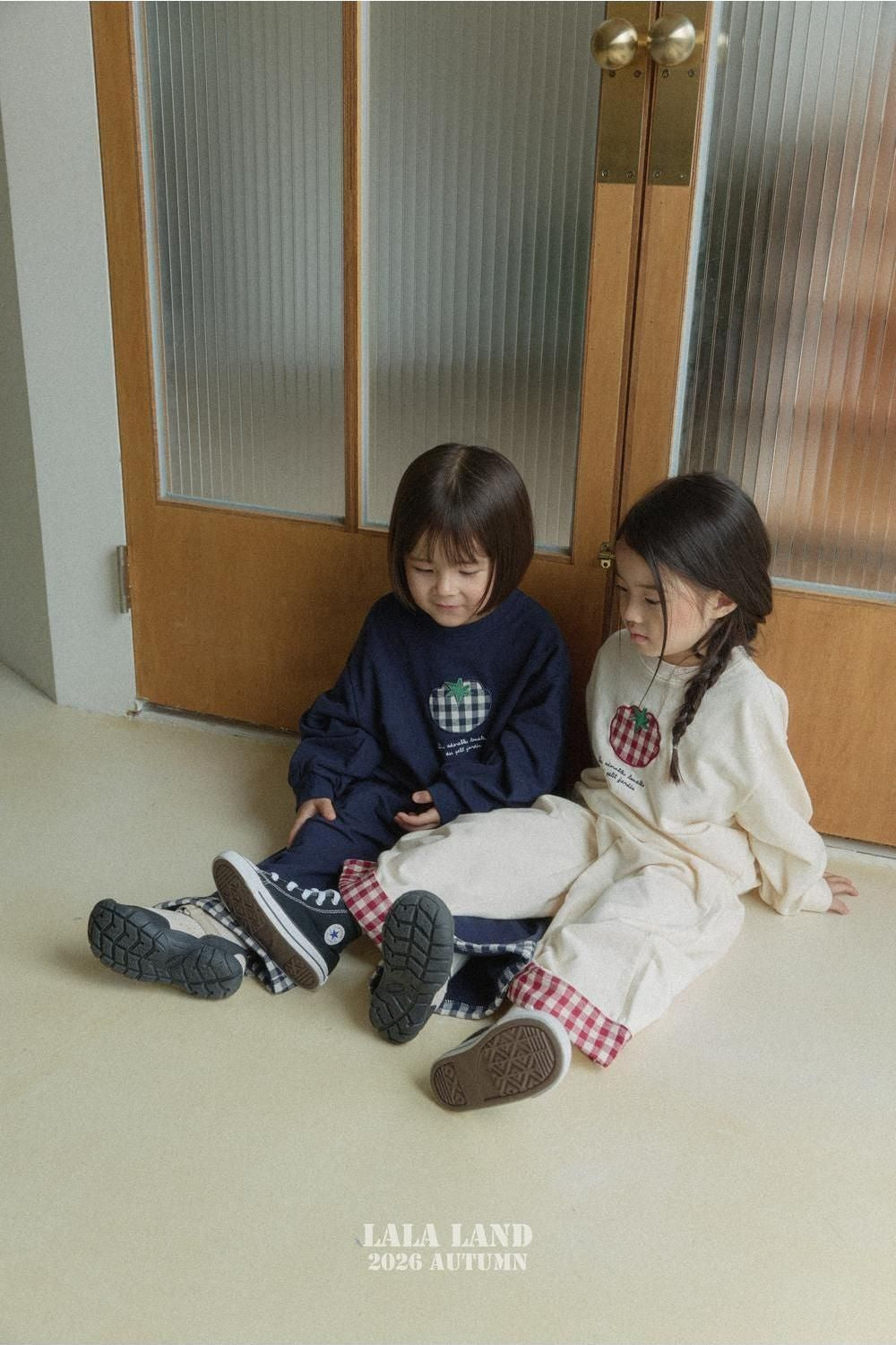 Check Color Block Pants [LALALAND]（2026AW） 20