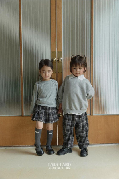 Fancy Check Pants [LALALAND]（2026AW） 12