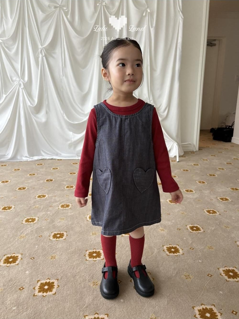 Heart Pocket Dress [LALALAND]（2026AW） 23