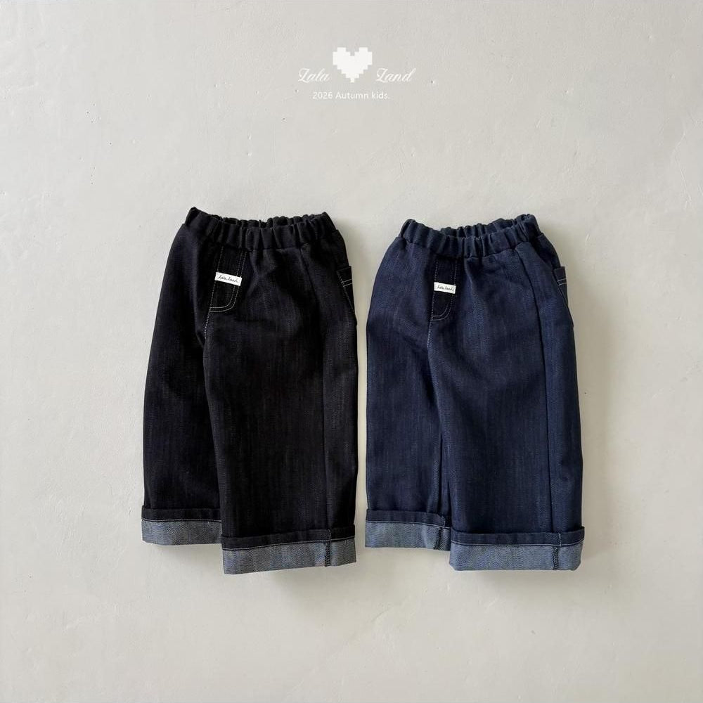 Roll-Up Denim Pants [LALALAND]（2026AW） 5