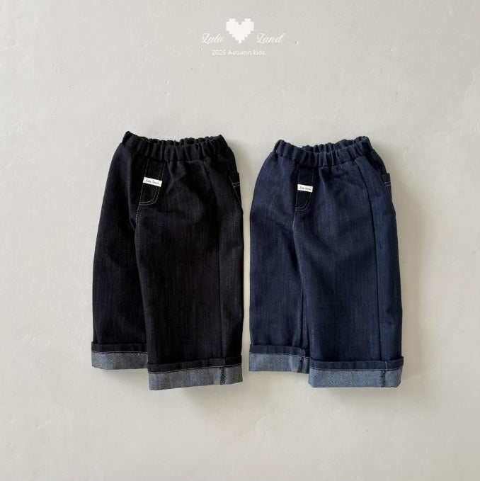 Roll-Up Denim Pants [LALALAND]（2026AW） 1