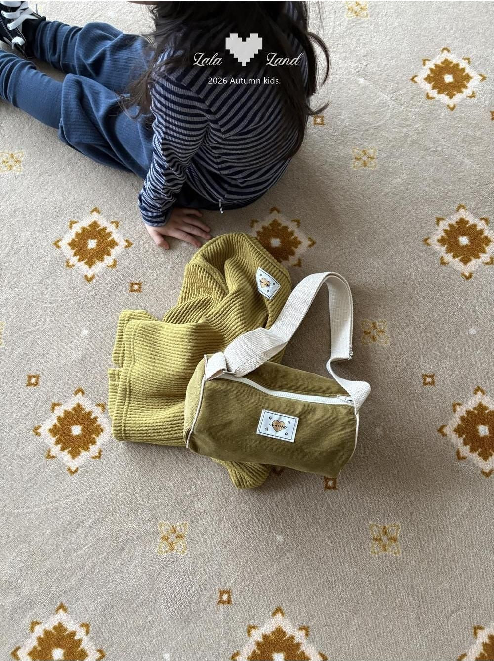 Cylinder Corduroy Crossbody [LALALAND]（2026AW） 4