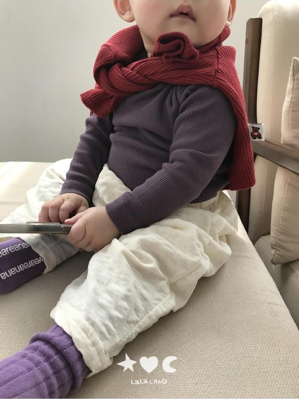 Baby Embossed Corduroy Pants [LALALAND]（2026AW） 9