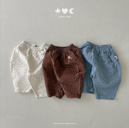 Baby Embossed Corduroy Pants [LALALAND]（2026AW） 1