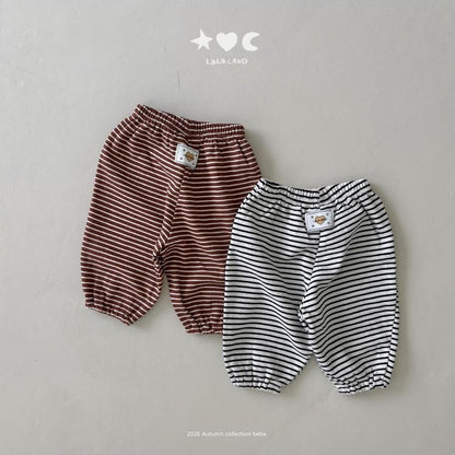 Baby Stripe Terry Pants [LALALAND]（2026AW） 5