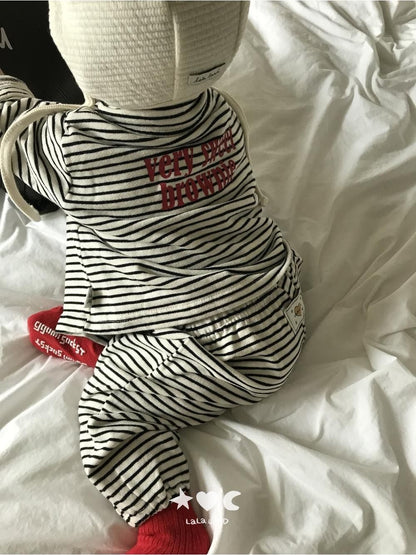 Baby Stripe Terry Pants [LALALAND]（2026AW） 19