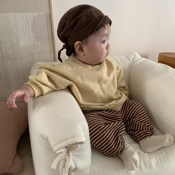 Baby Stripe Terry Pants [LALALAND]（2026AW） 1