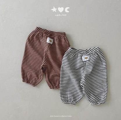 Baby Stripe Terry Pants [LALALAND]（2026AW） 2