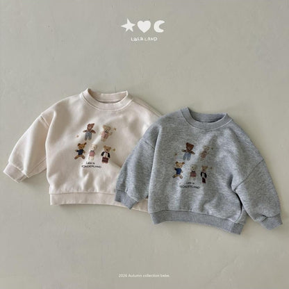 Baby Bear Friends Sweatshirt [LALALAND]（2026AW） 5